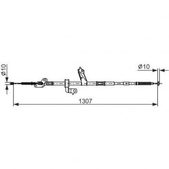 Cable de freno de mano BOSCH 1 987 482 902