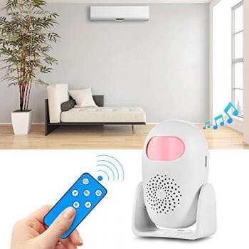 KERUI M120 Sensor Movimiento con Alarma y Sonido, Timbre de Alarma Puerta Detector Infrarrojo de Portátil con Sistema de Alarma Antirrobo Inalmbrico Hogar para Puerta/Entrada de La Puerta/Casa/Tienda