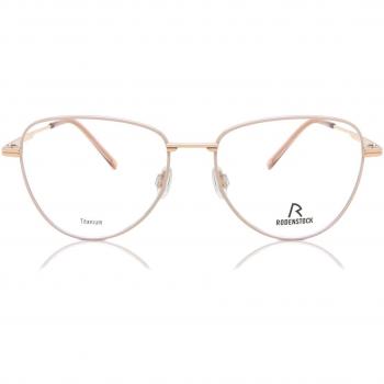 Armazones para Mujer Rodenstock R7104 B Dorados con Lentes Recetadas 52