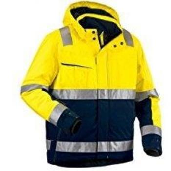 Chaqueta de Trabajo Invernale Alta Visibilidad Stretch 3XL Amarillo Fluorescente/Azul Marino
