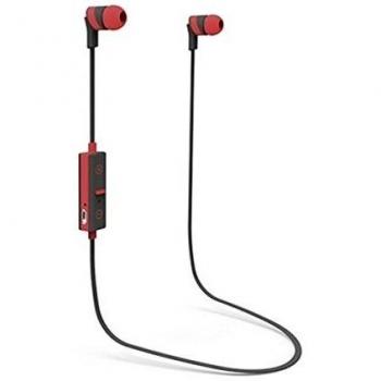 X-One - Auriculares inalámbricos deportivos Bluetooth ASBT1000R con micrófono, rojo