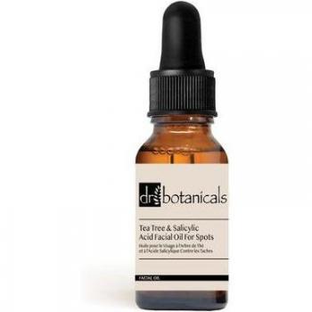 Dr Botanicals Eucalyptus, Tea Tree & Salicylic Acid Facial Oil For Spots 15ml
