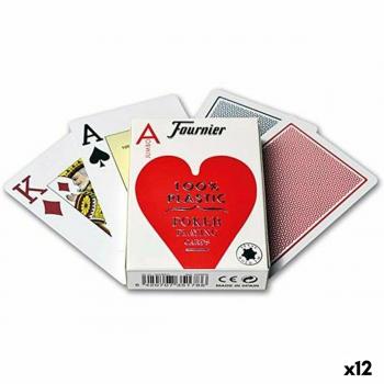 Baraja Naipes de Póker Fournier Plástico 12 Unidades (55 Cartas)