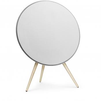 B&O PLAY by Bang and Olufsen A9 - Altavoz, blanco con patas de arce