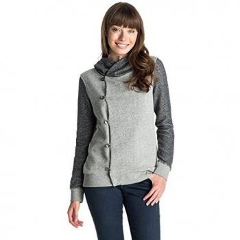 Roxy Down The Road - Sudadera para niña, color gris, talla XL