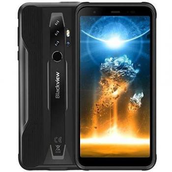 Blackview BV6300 Pro Móvil Resistente Android 10, 11.6 mm Cuerpo Delgado, Helio P70 6GB+128GB, Cámara Cuádruple HDR 16MP, Carga Inalámbrica, Robusto Teléfono Impermeable IP68, 5.7 '' HD+ NFC Negro
