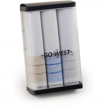 Go West - Juego de 3 pañuelos para hombre
