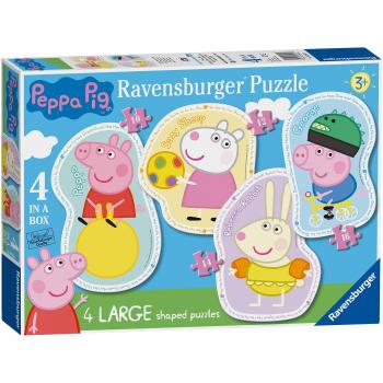Pack 4 puzzles progresivos Peppa Pig
