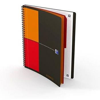 Cuaderno Oxford International Activebook B5, 80 hojas, cuadriculado, tapa blanda, doble espiral