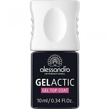 Alessandro Gelactic Gel Top Coat - Protector y brillo duradero para uñas, 10ml
