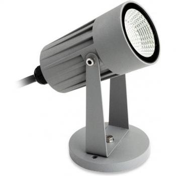 Aplique de pared exterior LED 1 luz Firstlight, plateado, IP44