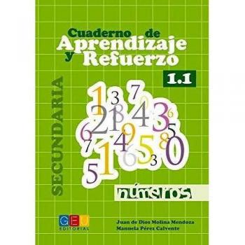 Cuaderno de aprendizaje y refuerzo 1.1 - Números / Editorial GEU/ 1º ESO/ Refuerza conceptos aprendidos / Ideal para trabajar distintos tipos de números