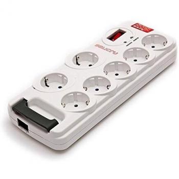 Regleta Salicru SPS SAFE 7 - Protector Eléctrico Activo con 7 Tomas Schuko y Protección Infantil