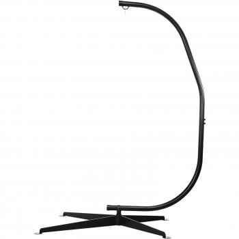 Soporte de Hamaca Costway C Sostén Sólido Antióxido Negro 150 kg