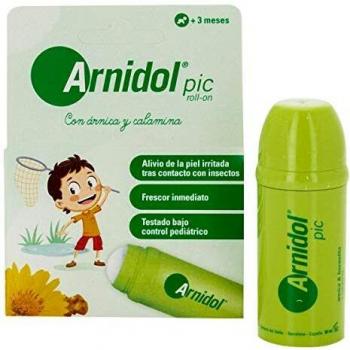 Arnidol Pic Roll On 30ml, Arnidol Pic Stick 15 Gramos - Natural insect repellent for children, soothing formula with arnica and essential oils, suitable for sensitive skin, non-greasy texture, easy application roll-on/st