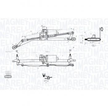 Sistema de lavado de faros MAGNETI MARELLI para FIAT Punto (Ref: 064012005011)