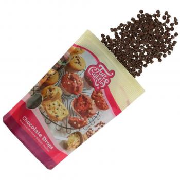 Gotas de Chocolate Negro Funcakes - 'DROPS' 350 g