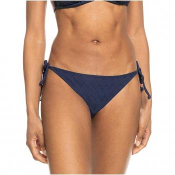 Braguita de bikini Roxy Current Coolness con lazo lateral para mujer, color lila oscuro, talla S