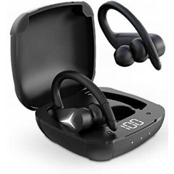 Ksix Sport Buds 2 Wireless Bluetooth Sports Headphones with Microphone and Touch Control, 16h Battery Life