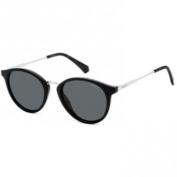 Polaroid Unisex Sunglasses PLD 4147/S/X - Black, One Size, Panthos Shape, Polarized