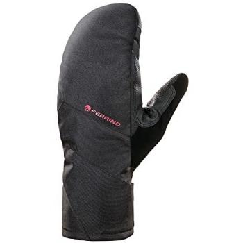 Guantes Mitten Wanaka Ferrino, Manoplas de mujer, Adultos Unisex, Color Negro, Talla XL