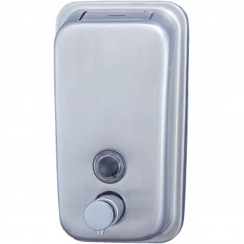 Jofel ALL1006 Dosificador de Jabón Vertical Rellenable, Inox Satinado, 0.5 L