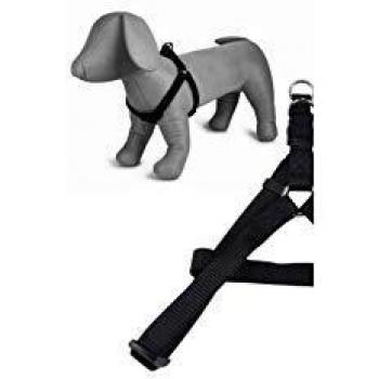 Papillon Arnés Ajustable Nylon para Perros 20mmx46-75cm - Negro