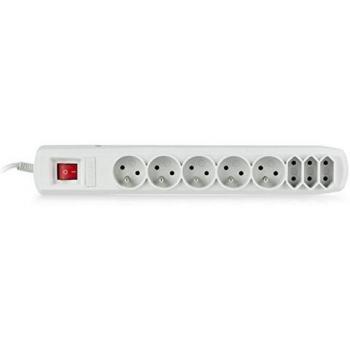 Regleta de enchufes 8 tomas con interruptor Activejet APN-8G (3 m)