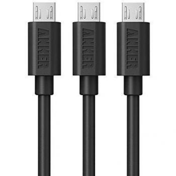 Anker® [3x Pack] 3 Cables USB a Micro USB