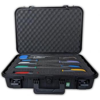 Set de cuchillos Sanelli Ambrogio con 9 cuchillos y 5 accesorios, línea Tecna