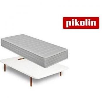 COLCHÓN PIKOLIN LATEX 21CM + BASE TAPIZADA PIKOLIN DIVANLIN 6 PATAS