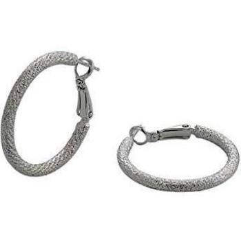 VIDAL & VIDAL Pendientes Aro de Plata diamantados