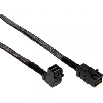 InLine 27627B - Cable mini SAS HD acodado