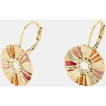 Pendientes Ete dorados con rafia de Agatha Paris