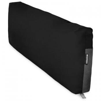 Cojín Impermeable y Desenfundable para Palets en Polipiel Negro 120x45x25 - Cómodo, Ligero y Resistente