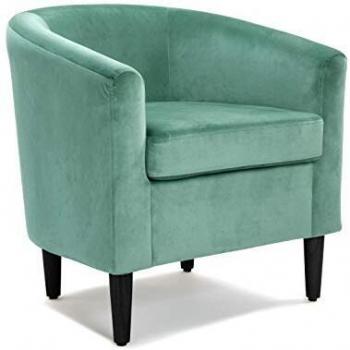 Versa Aguamarina Butaca para Salón, Dormitorio o Comedor, Sillón confortable y diferente, con Apoyabrazos, Medidas