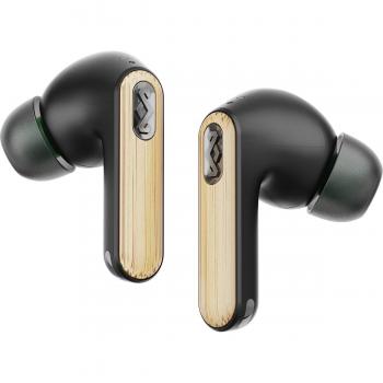 Auriculares Intra-Aurales True Wireless Marley Redemption ANC 2 - Bluetooth, Reducción de Ruido Activa, 24 Horas de Batería, Carga Rápida, Resistente al Agua IPX5 - Negro