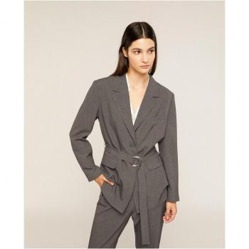 Blazer con Cinturón - Elegante y Sofisticado