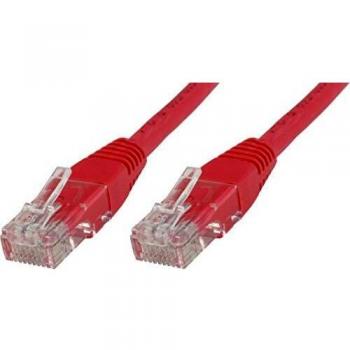 Microconnect Cat6 U/UTP 30m cable de red Rojo