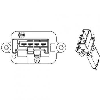Resistor de ventilador habitáculo HELLA 9ML 351 332-221