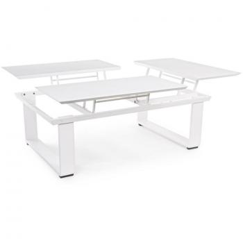 Mesa Konnor 120 x 80 cm apertura a rieles muebles jardín exterior