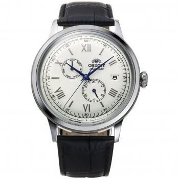 Orient Classic Bambino RA-AK0701S Automatic Men's Watch with Leather Strap and White Dial