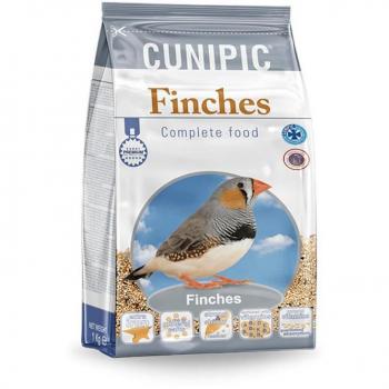 Cunipic Alimento Completo Super Premium para Pájaros Tropicales (Finches) - 1 Kg
