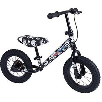 kiddimoto Impulsor Super Junior Max MetallSkullz Negro / Blanco
