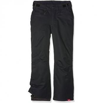 Roxy Backyard - Pantalón nieve para niña, color negro, talla S