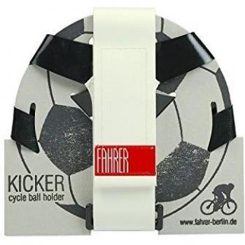 FAHRER Kicker Soporte para balón, Unisex Adulto, Negro/Blanco, Talla única