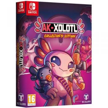 AK-Xolotl Collector's Edition (Nintendo Switch) - Edición Coleccionista, incluye el videojuego AK-Xolotl para Nintendo Switch, caja coleccionista, contenido exclusivo y elementos adicionales relacionados con el juego