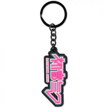 Llavero de Caucho con Logo de Hatsune Miku