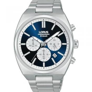 Reloj Cronógrafo Deportivo Lorus RT363KX9 de Acero Inoxidable con Función de Parada y Fecha para Hombre