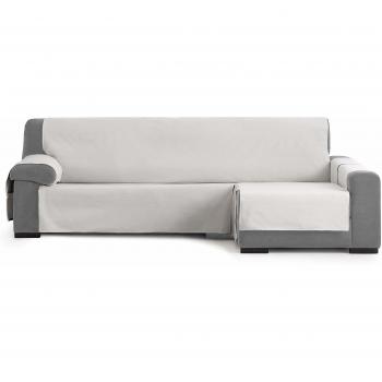 Eysa Garona Protect Funda de sofá, 90% algodón 10% Poliester, 06/Gris, Chaise Longue 240 cm